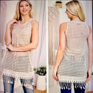 RYU Cream Colored Top